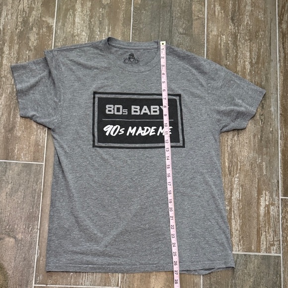 OMB 80s Baby Gray Short Sleeve Tee - Picture 6 of 6
